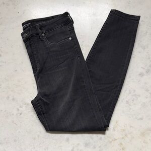 Liverpool Charcoal High-Rise Ankle Jeans
